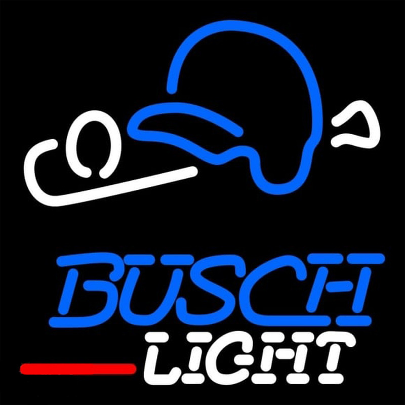 Busch Light Baseball Beer Sign Leuchtreklame