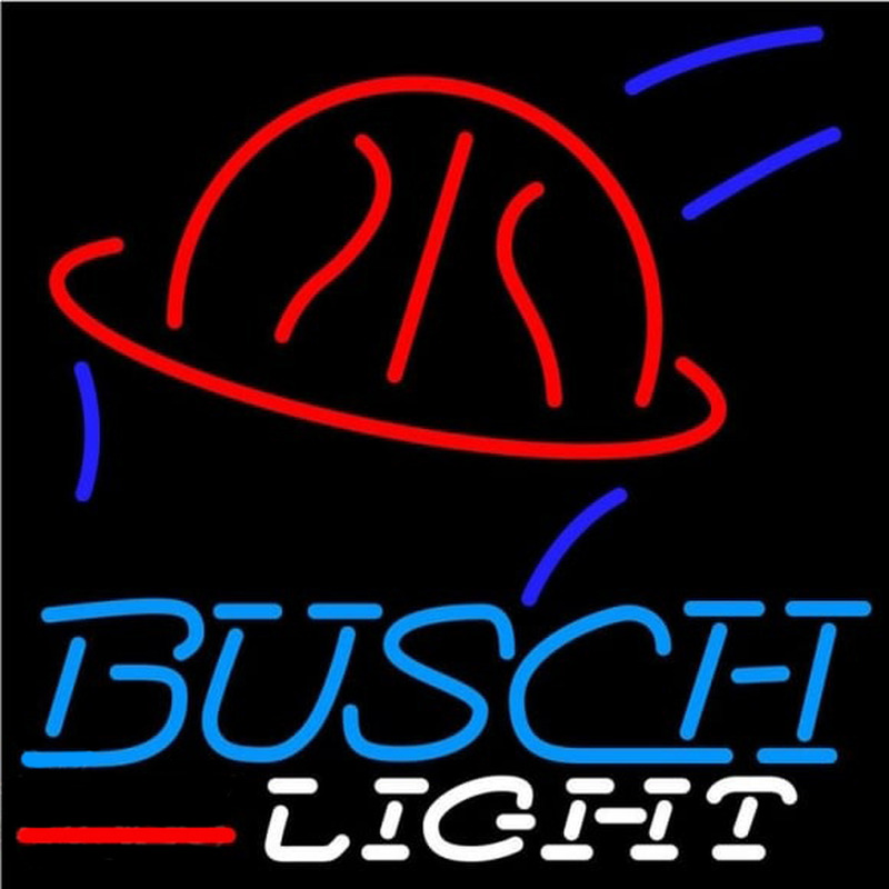 Busch Light Basketball Beer Sign Leuchtreklame