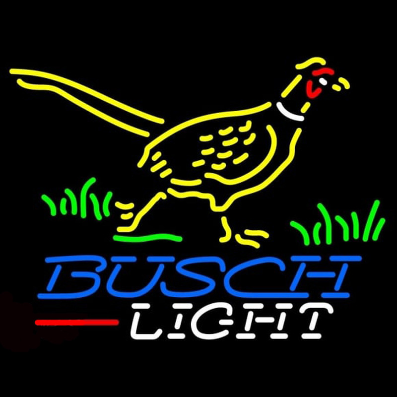 Busch Light Pheasant Beer Sign Leuchtreklame