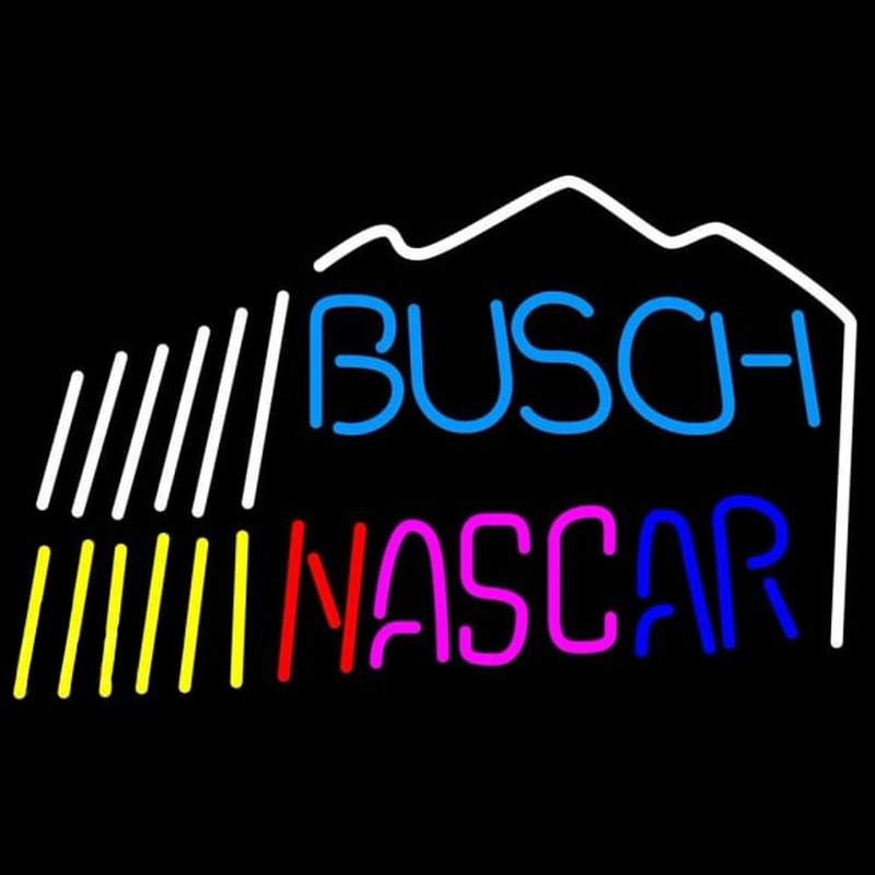 Busch Nascar mountain Beer Sign Leuchtreklame