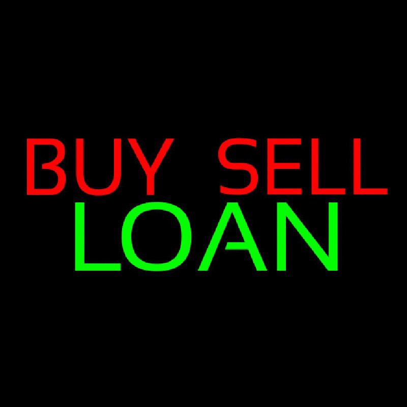 Buy Sell Loan Leuchtreklame