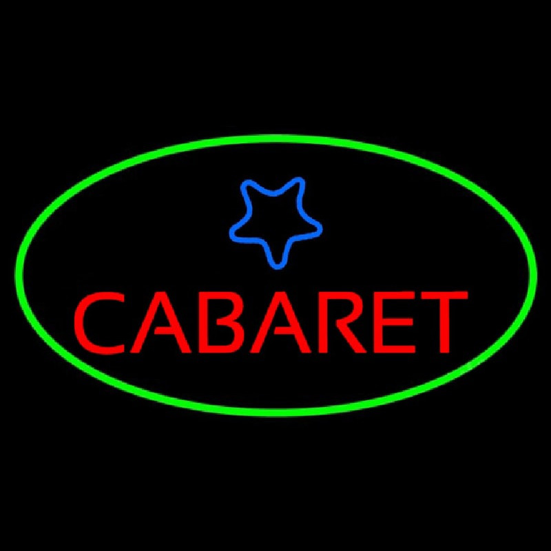 Cabaret Star Logo Leuchtreklame