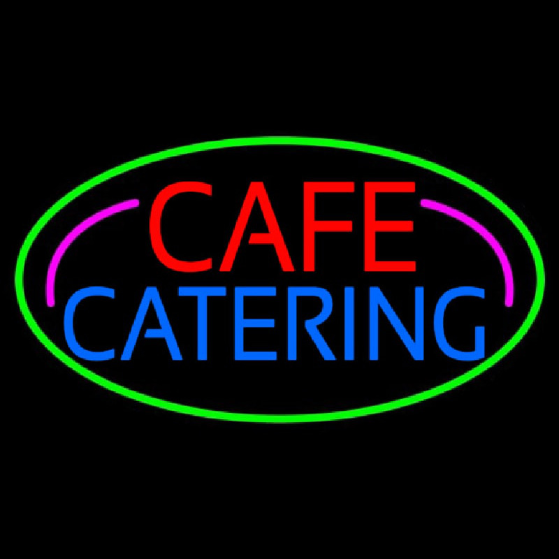 Cafe Catering Leuchtreklame