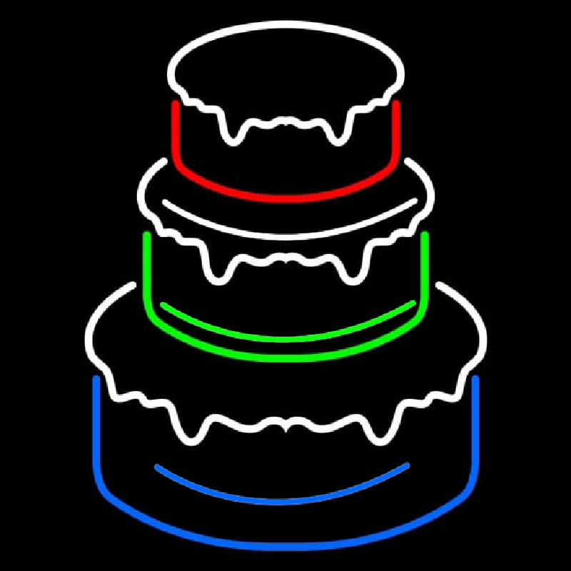 Cake Logo Leuchtreklame