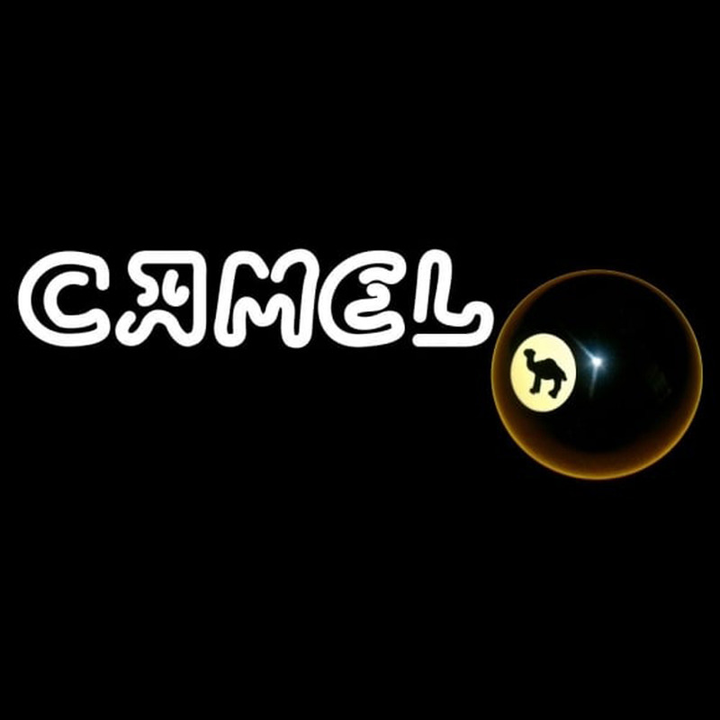 Camel Cigarettes Billiard Ball Leuchtreklame
