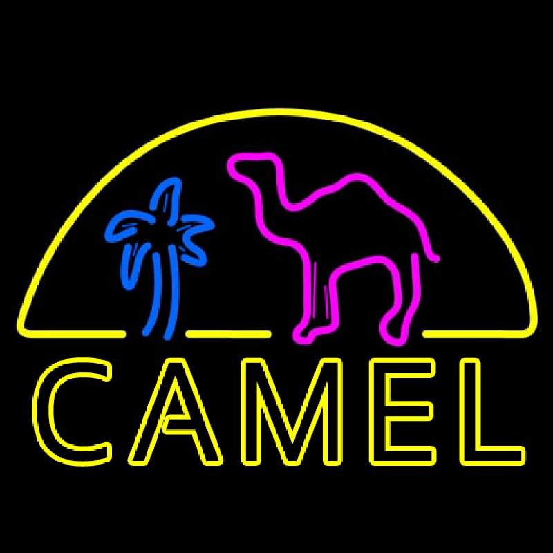 Camel Palm Leuchtreklame