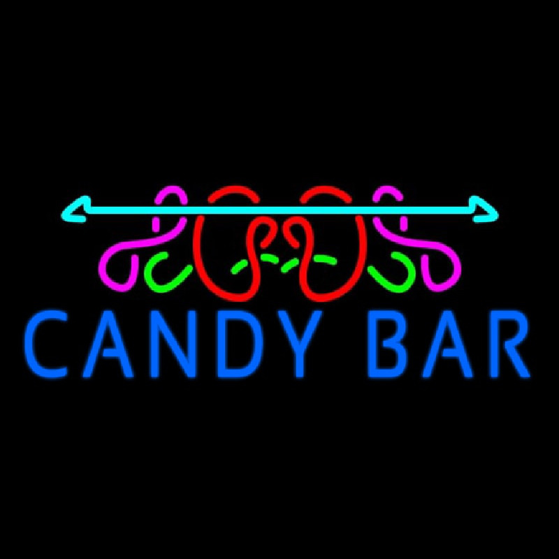 Candy Bar Leuchtreklame