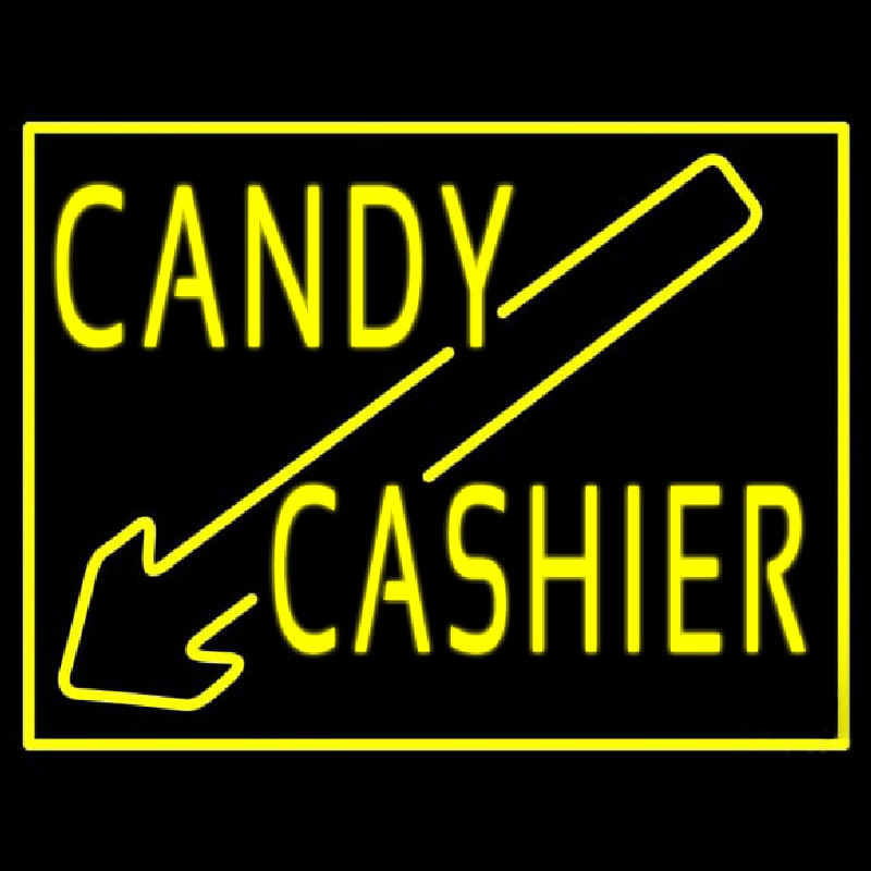 Candy Cashier Leuchtreklame