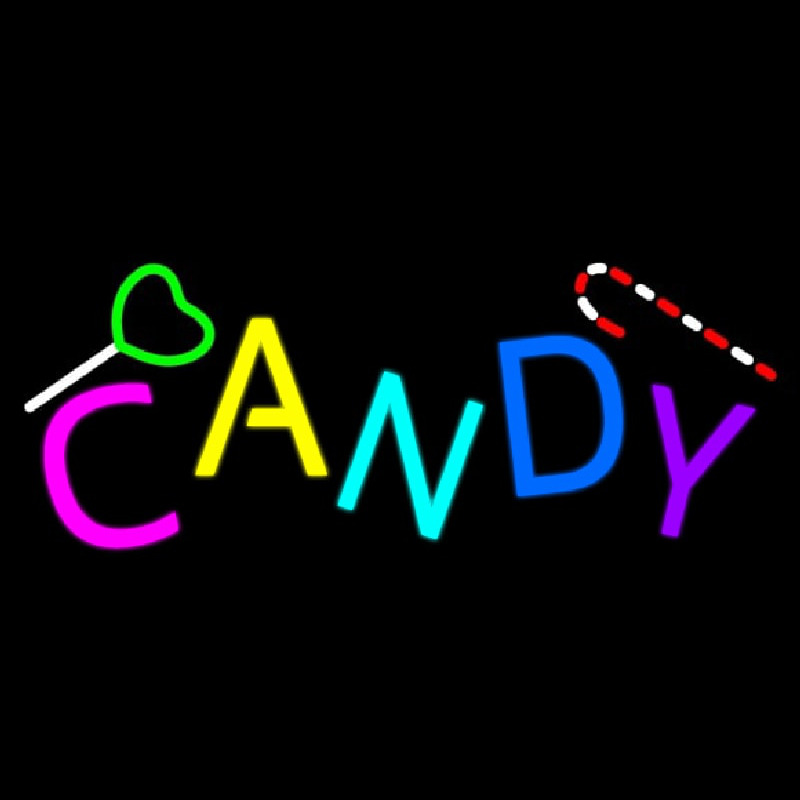 Candy Symbol Leuchtreklame