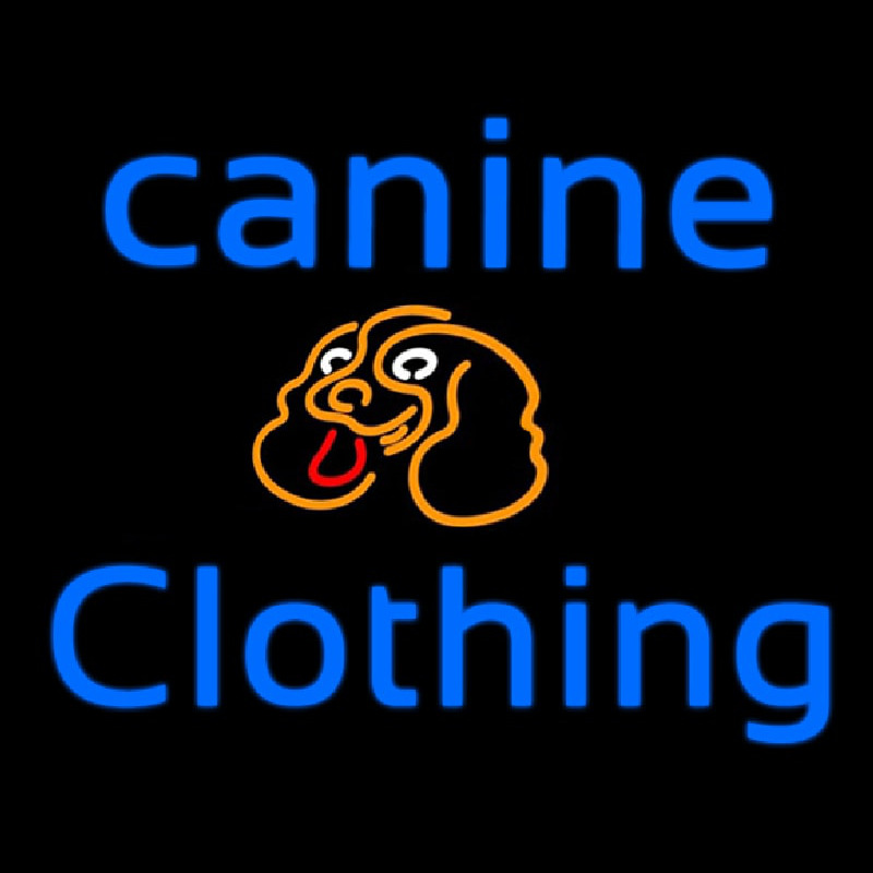 Canine Clothing Leuchtreklame