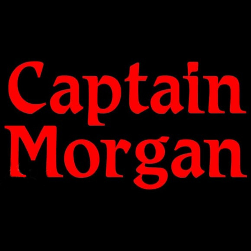 Captain Morgan Red Beer Sign Leuchtreklame