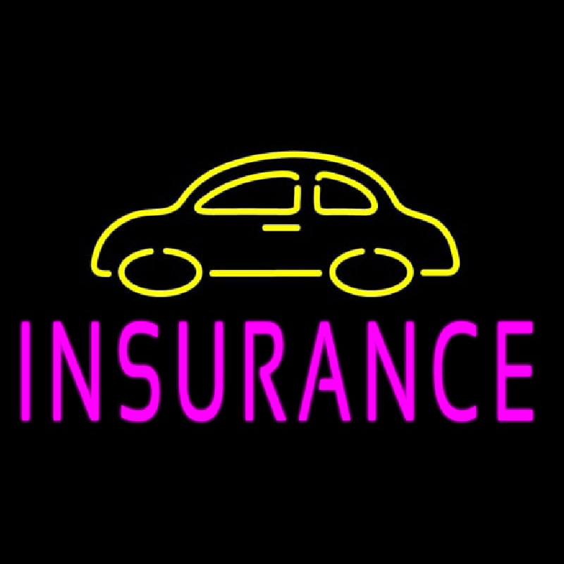 Car Insurance Leuchtreklame