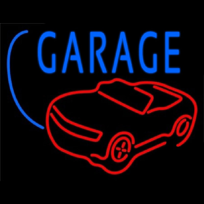 Car Logo Garage Block Leuchtreklame