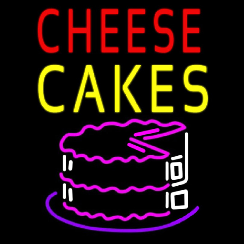 Cheese Cakes Leuchtreklame
