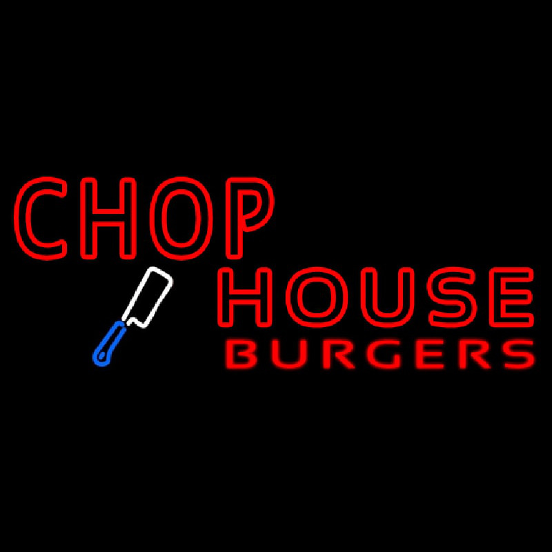 Chophouse Burgers Leuchtreklame