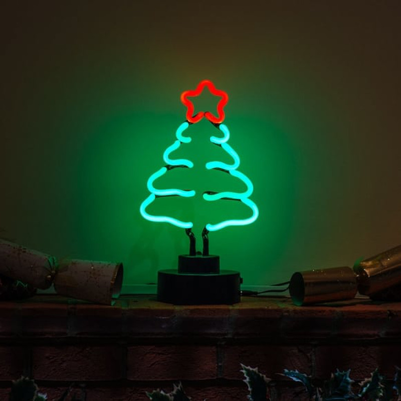 Christmas Tree Desktop Leuchtreklame