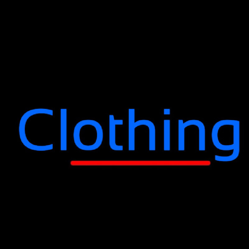 Clothing Leuchtreklame