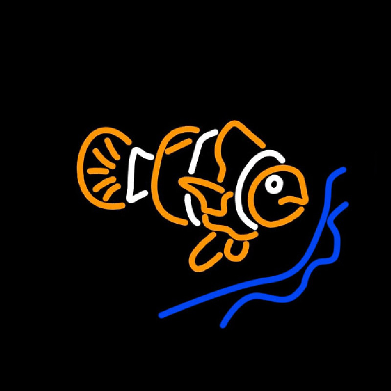 Clown Fish Leuchtreklame