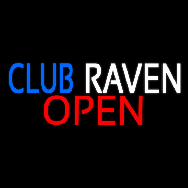 Club Raven Leuchtreklame