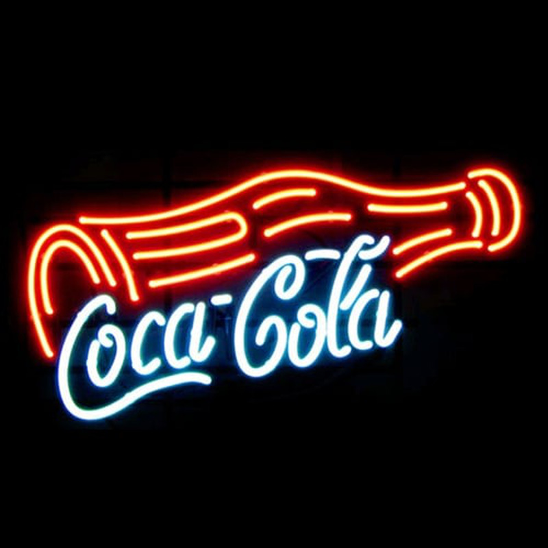 Coca Cola Flasche Bier Bar Offen Leuchtreklame