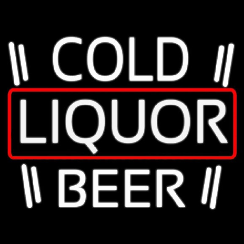 Cold Liquor Beer Leuchtreklame