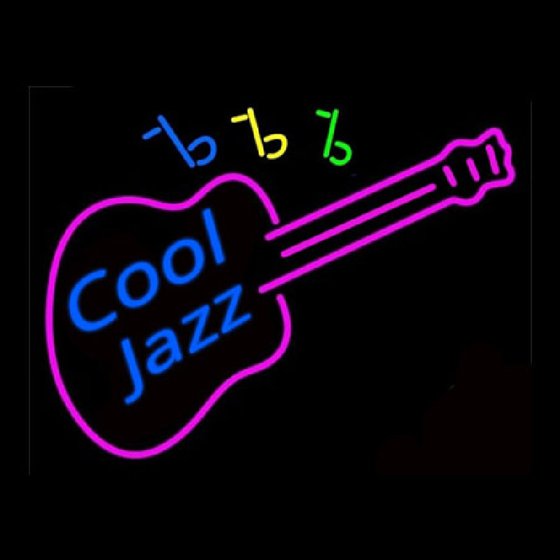 Cool Jazz Guitar Leuchtreklame