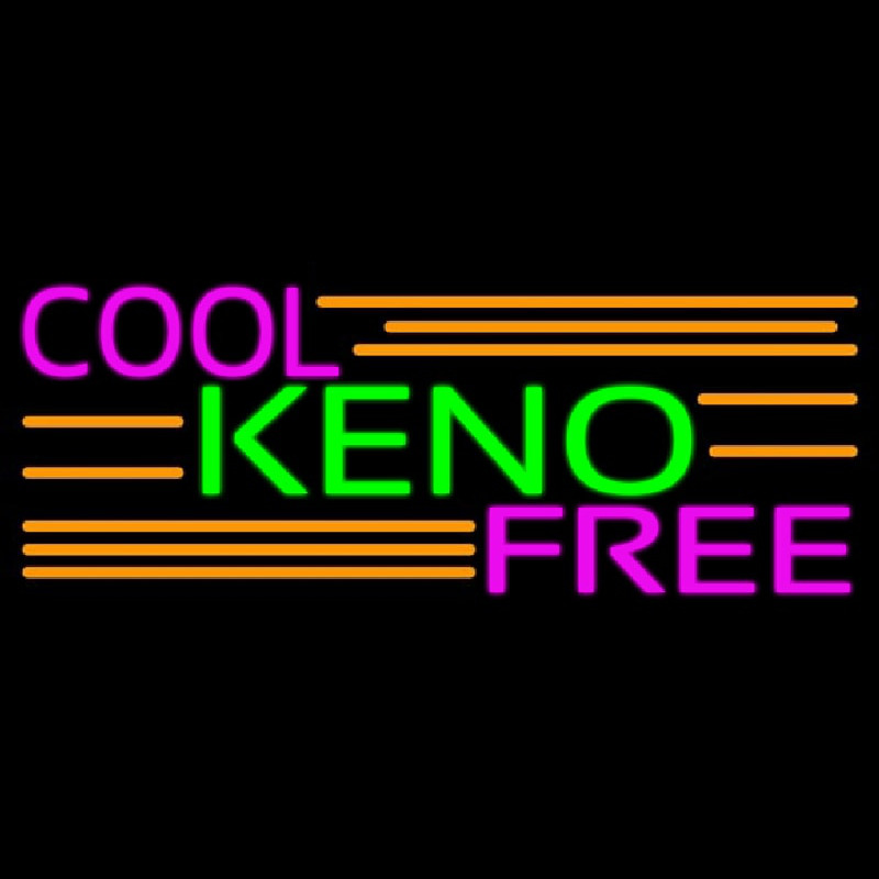 Cool Keno Free 4 Leuchtreklame