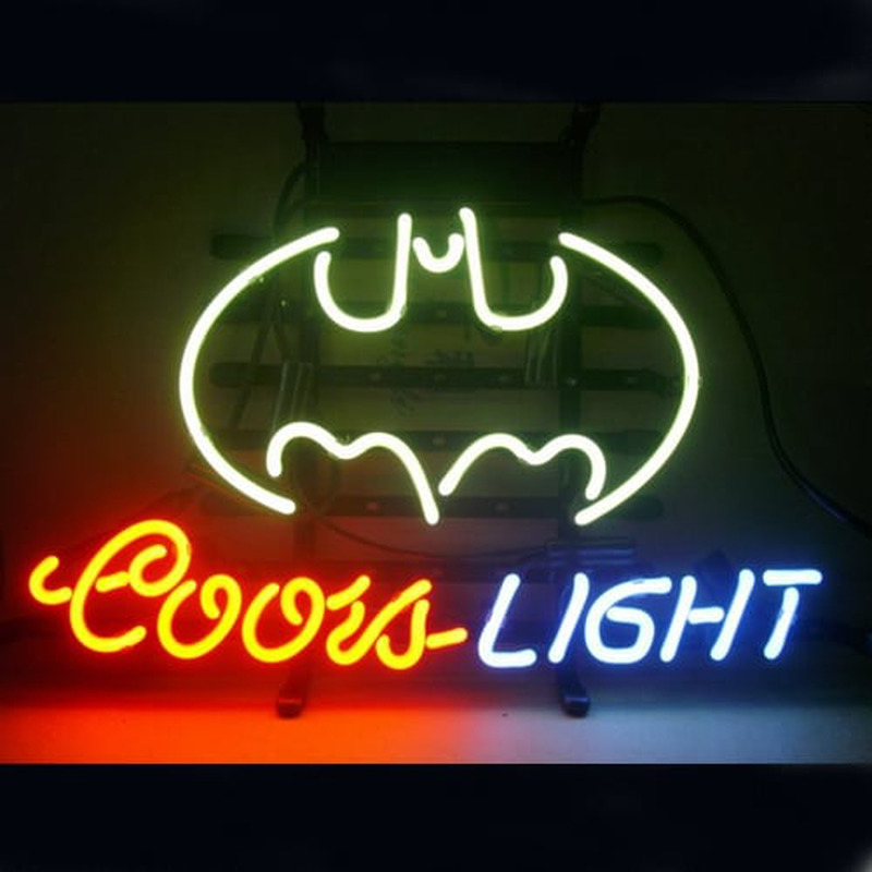Coors Batman Bier Bar Offen Leuchtreklame