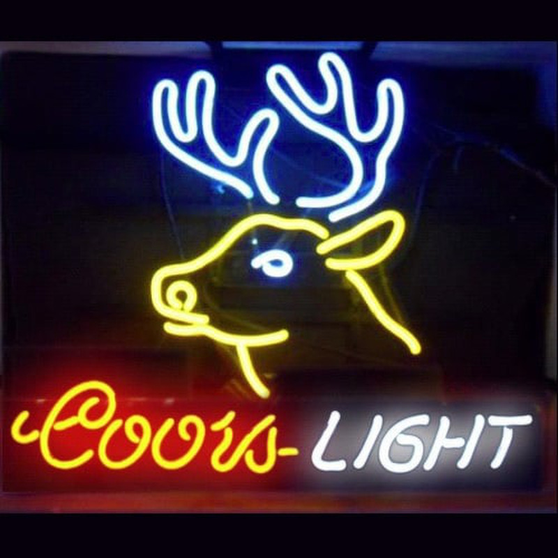 Coors Deer Bier Bar Offen Leuchtreklame