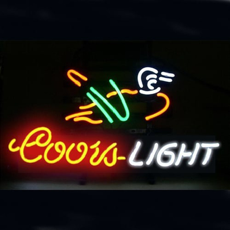 Coors Duck Bier Bar Offen Leuchtreklame