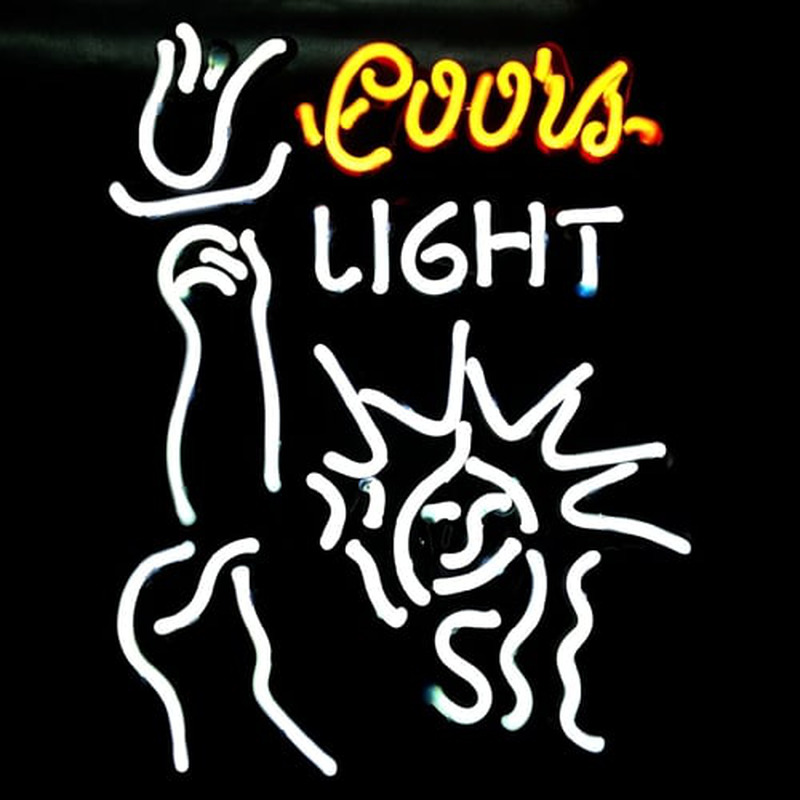 Coors Liberal Bier Bar Leuchtreklame