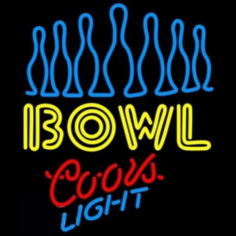 Coors Light Ten Pin Bowling Leuchtreklame