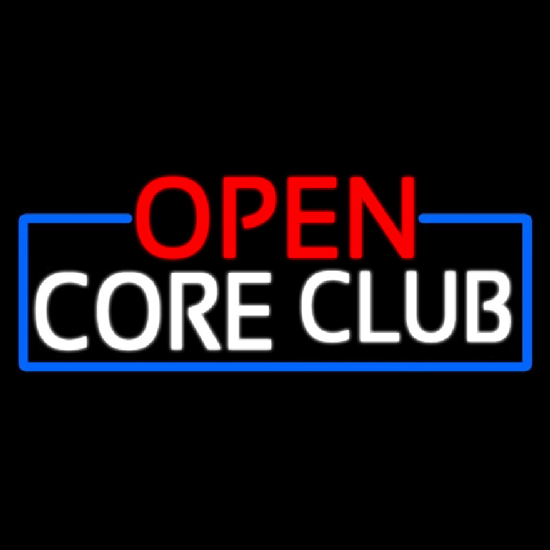 Core Club Leuchtreklame