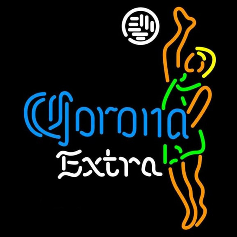 Corona E tra Ball Volleyball boy Beer Sign Leuchtreklame