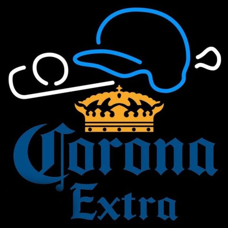 Corona E tra Baseball Beer Sign Leuchtreklame