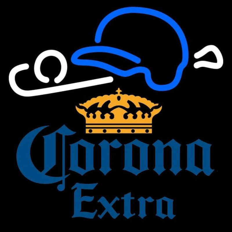 Corona E tra Baseball Beer Sign Leuchtreklame