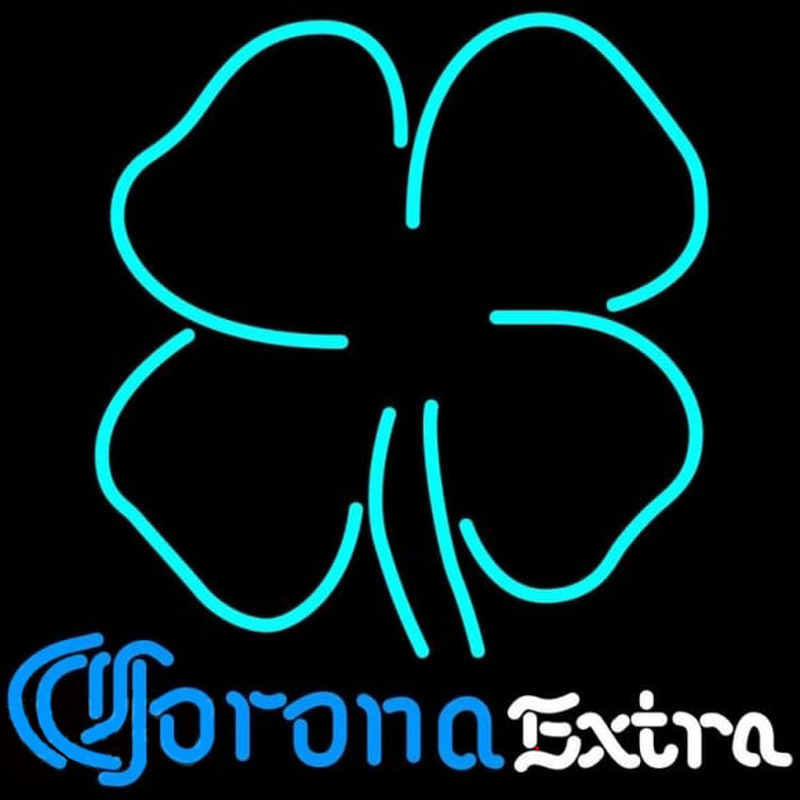 Corona E tra Clover Beer Sign Leuchtreklame