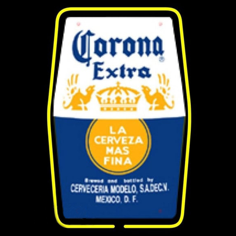 Corona E tra Label Beer Sign Leuchtreklame