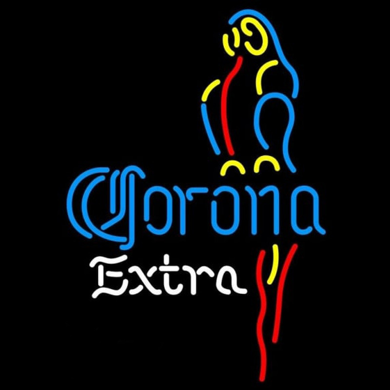 Corona E tra Parrot Beer Sign Leuchtreklame