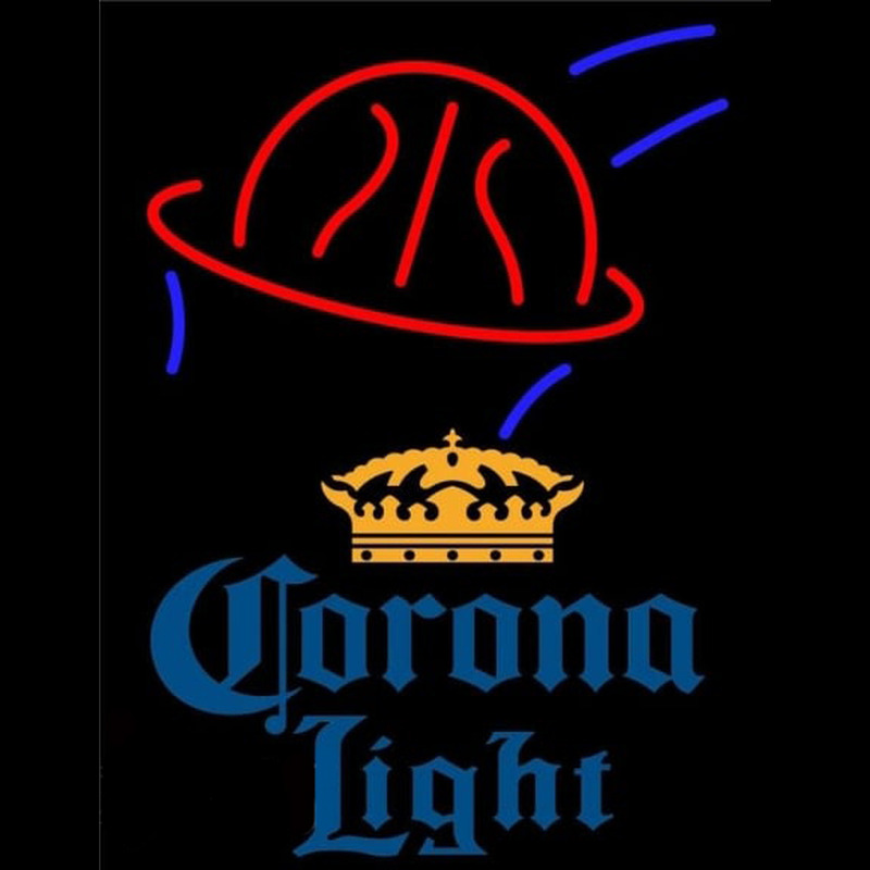 Corona Light Basketball Beer Sign Leuchtreklame