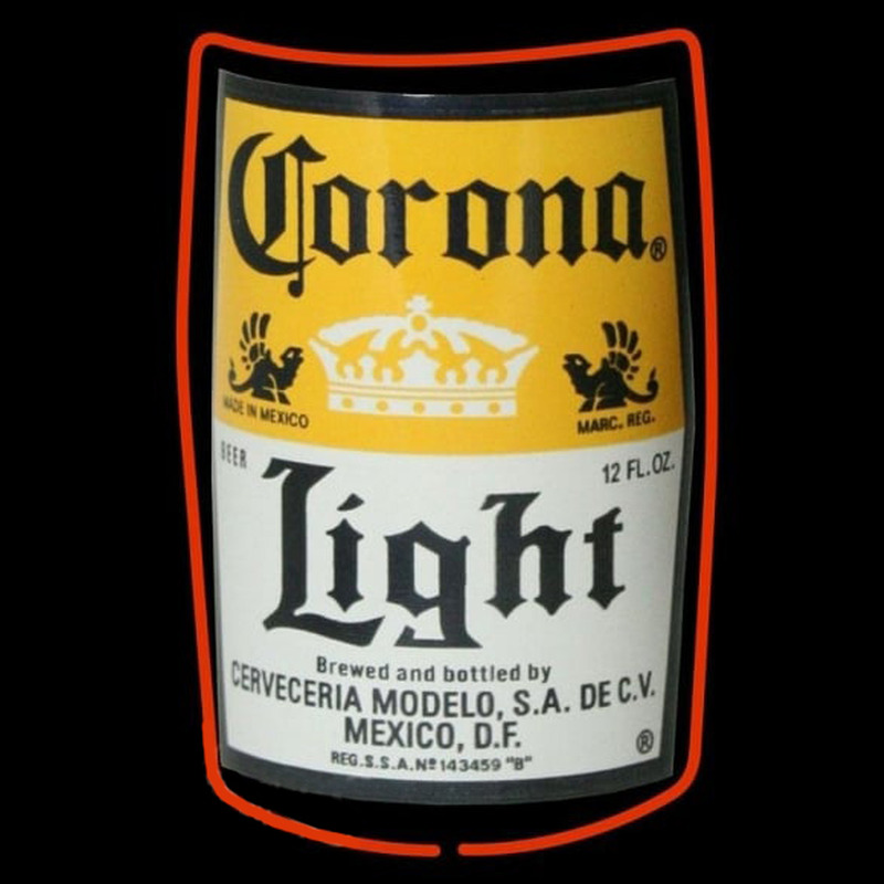 Corona Light Label Beer Sign Leuchtreklame