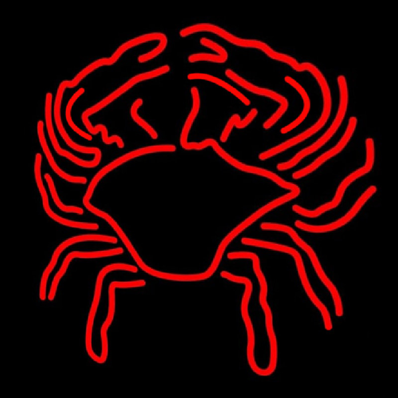 Crab Block With Logo 1 Leuchtreklame