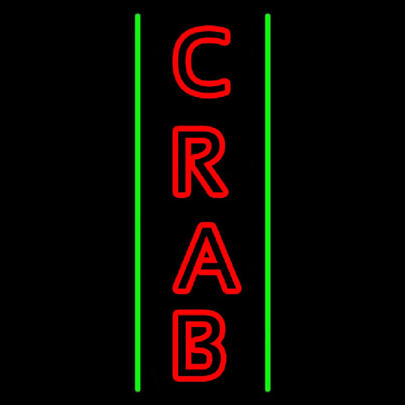 Crab Vertical 1 Leuchtreklame
