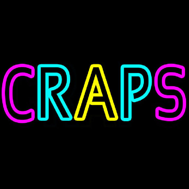 Craps 1 Leuchtreklame