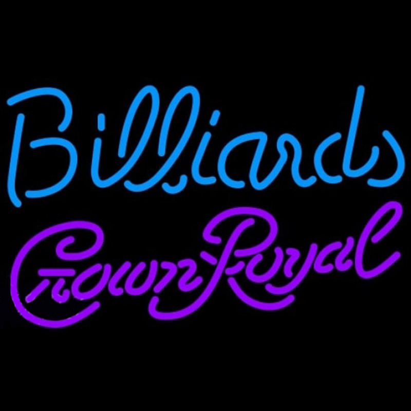 Crown Royal Billiards Te t Pool Beer Sign Leuchtreklame