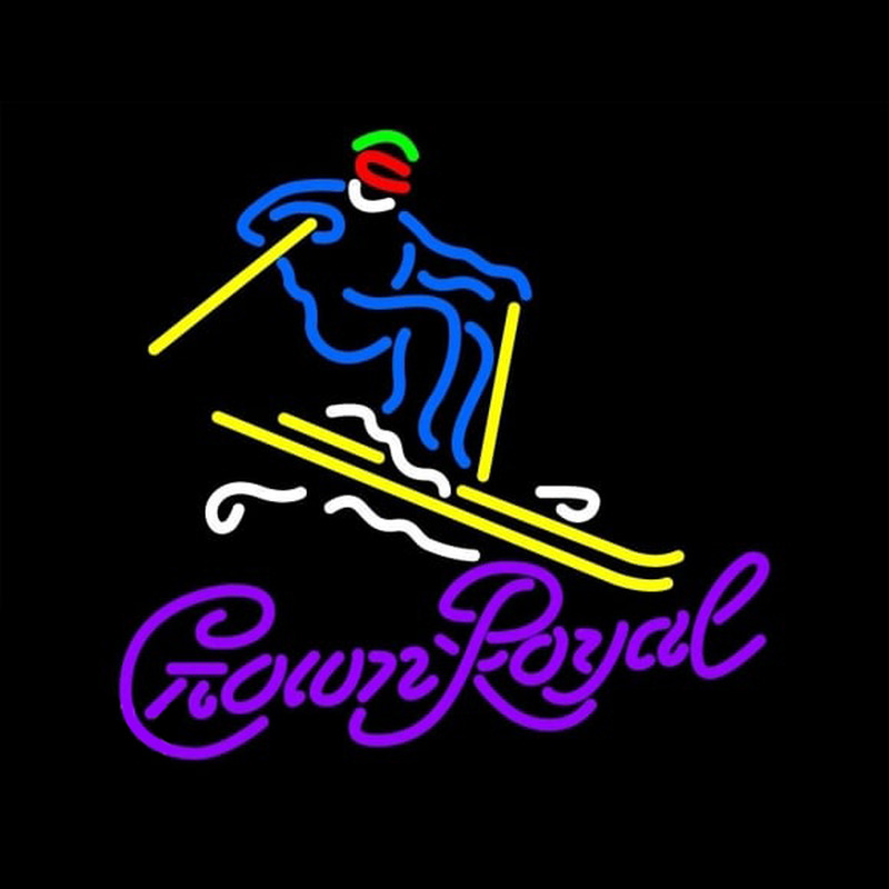 Crown Royal Logo Surfboard Beer Sign Leuchtreklame