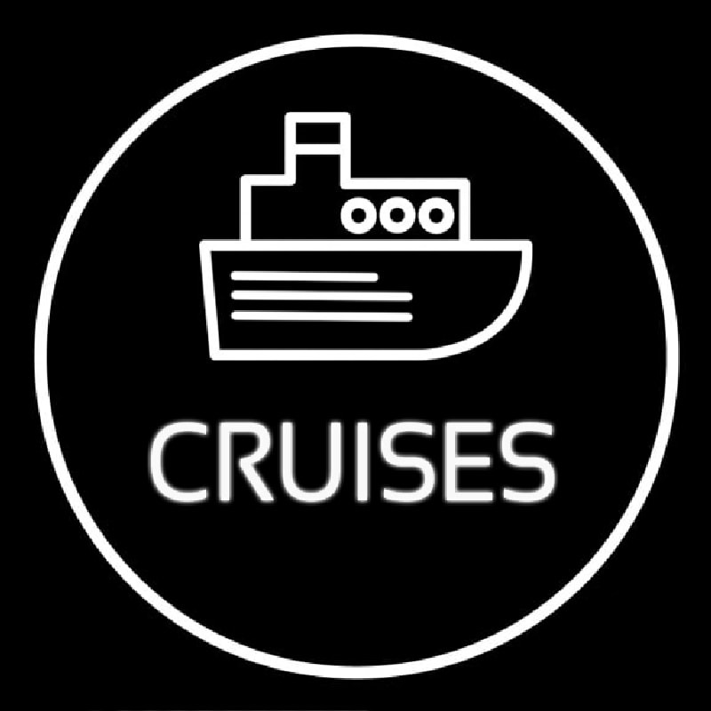 Cruises Icon Button Leuchtreklame