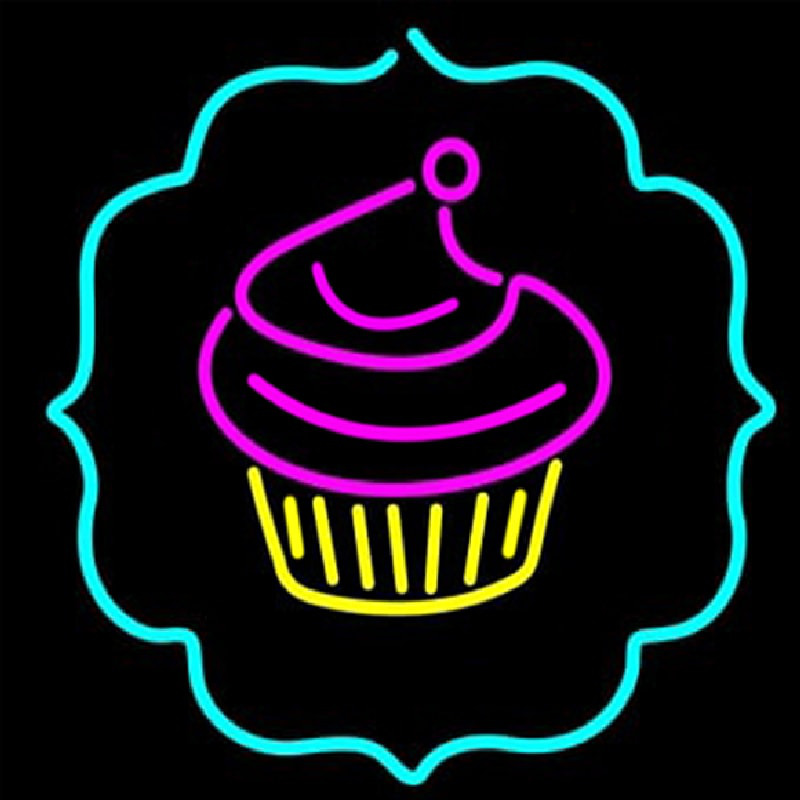 Cupcake Logo Leuchtreklame