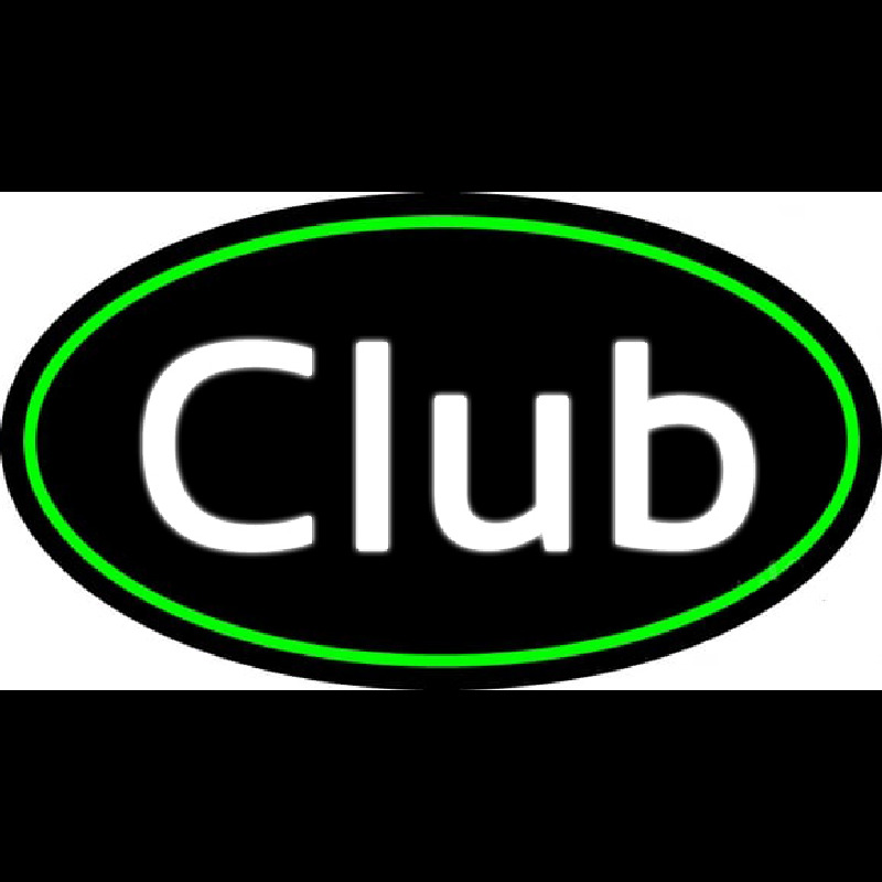 Cursive Club Leuchtreklame