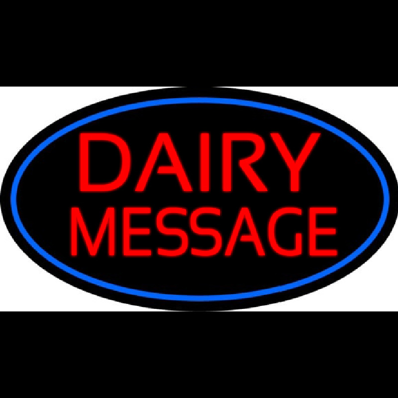 Custom Dairy On Logo Leuchtreklame